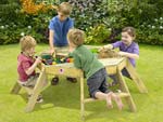 Wooden Octagonal Activity Table